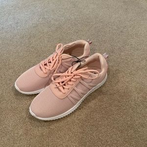 Pink sneakers